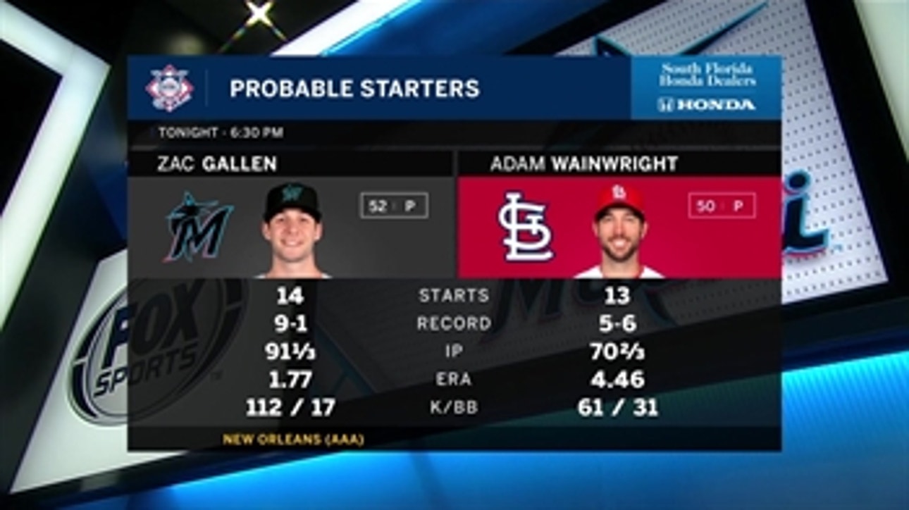 Zac Gallen will make his MLB debut against Cardinals
