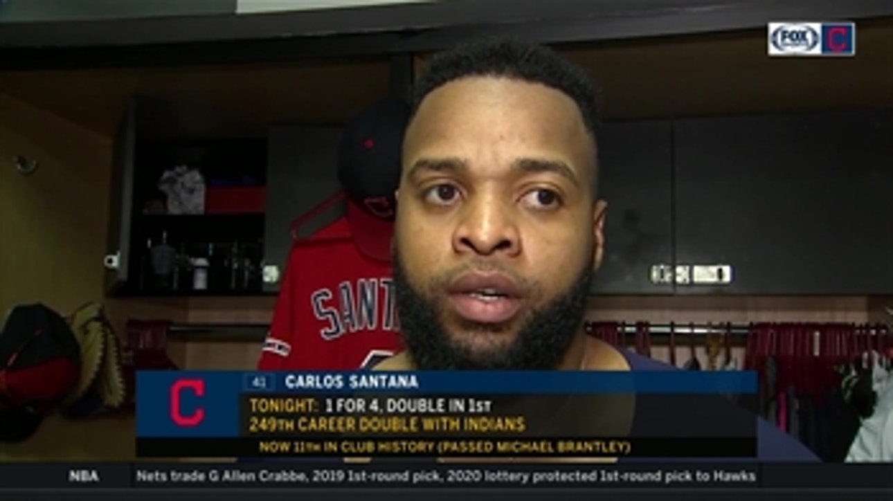 Carlos Santana on Indians' highs and lows: 'We're fighting'