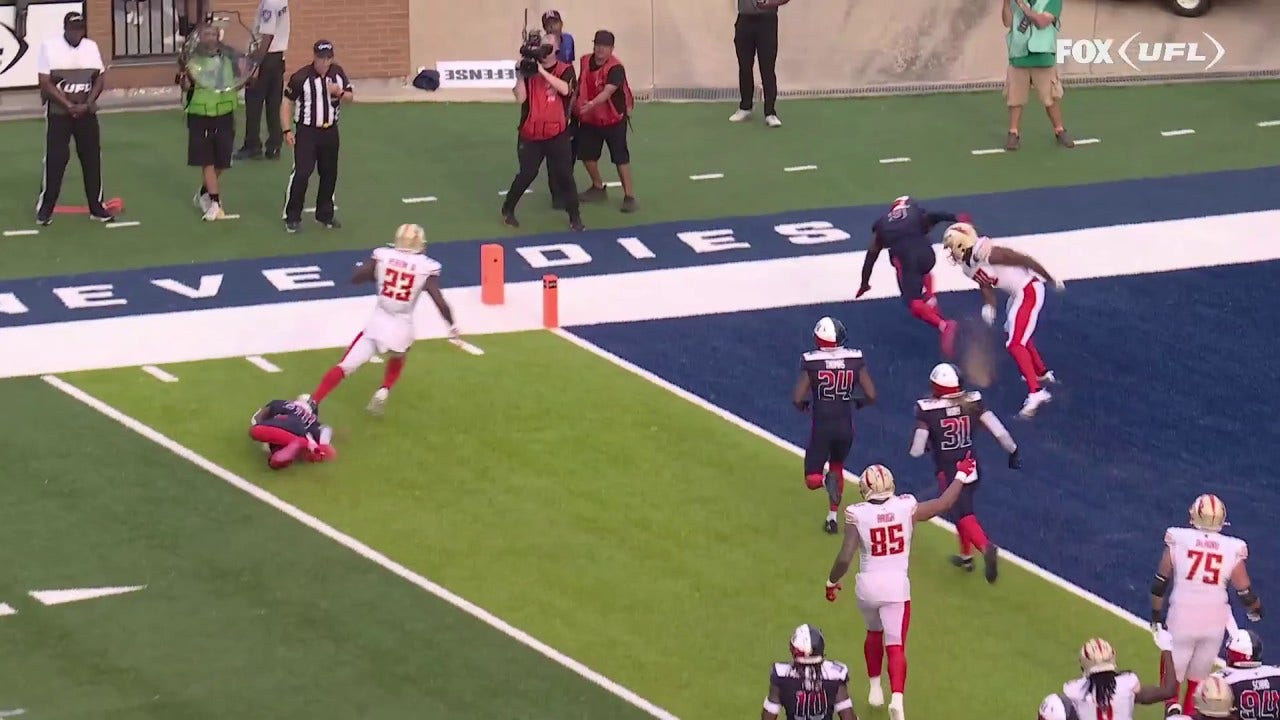 Ricky Person Jr. sprints past Roughnecks' defense on 6-yard rushing TD as Stallions strike first