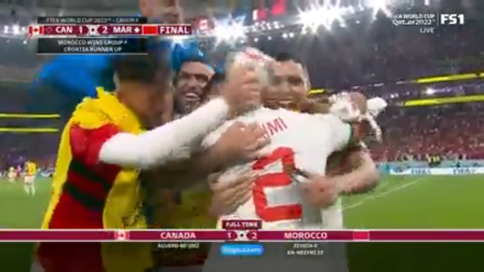Morocco advances to the knockout stage for the first time since 1986