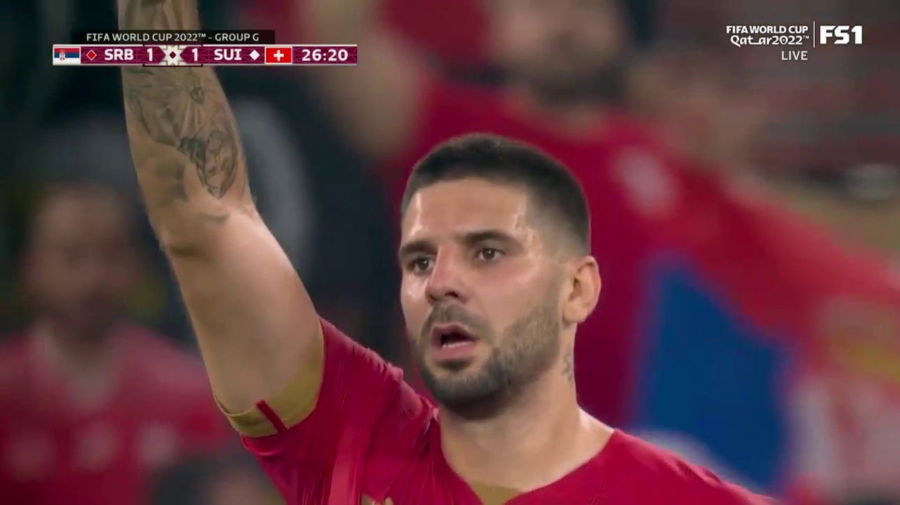 Serbia's Aleksandar Mitrovic scores goal vs. Switzerland in 26' | 2022 FIFA World Cup